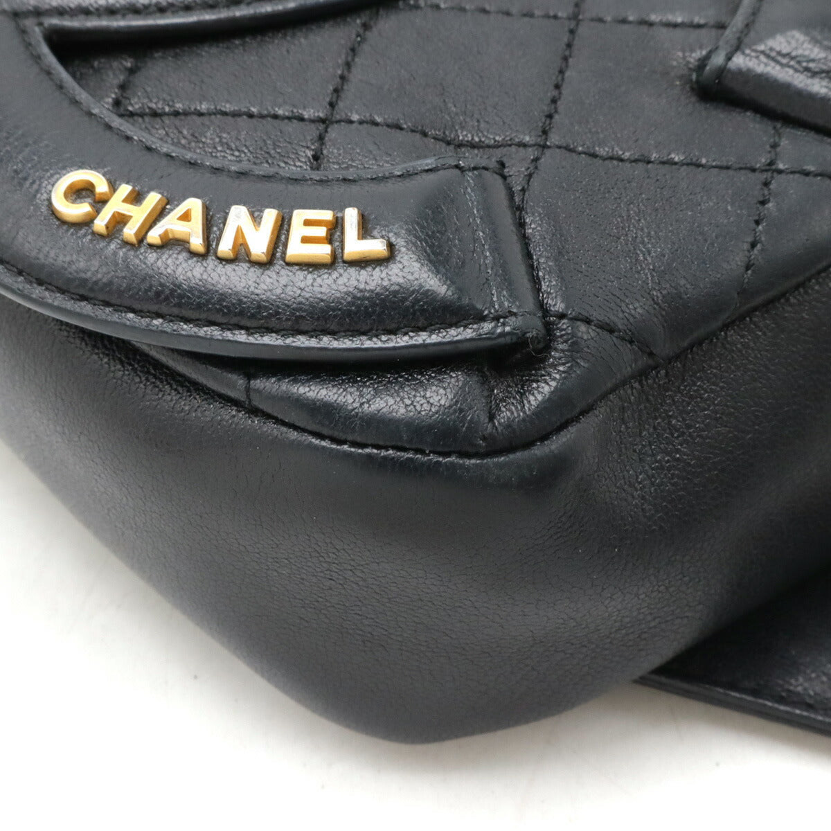 Chanel Leather Coco Mark Waist Pouch