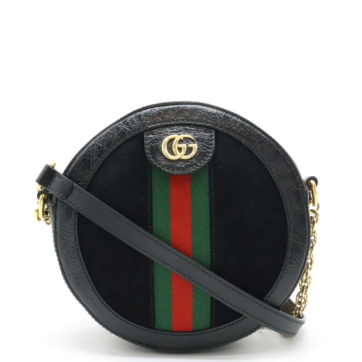 Gucci Suede Patent Leather Ophidia GG Marmont Shoulder Bag 550618
