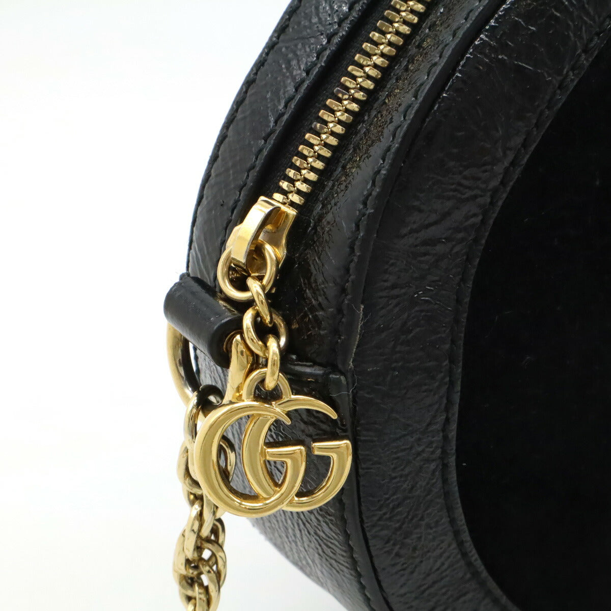 Gucci Suede Patent Leather Ophidia GG Marmont Shoulder Bag 550618
