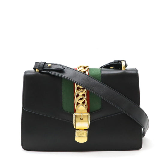 Gucci Leather Sylvie Shoulder Bag 421882