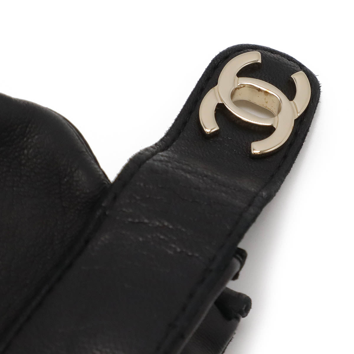 Chanel Lambskin Gloves Matelassé Coco Mark