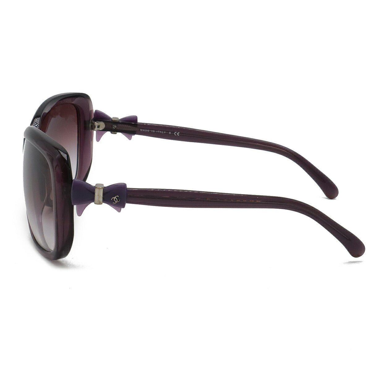 Chanel Coco Mark Ribbon Sunglasses Purple