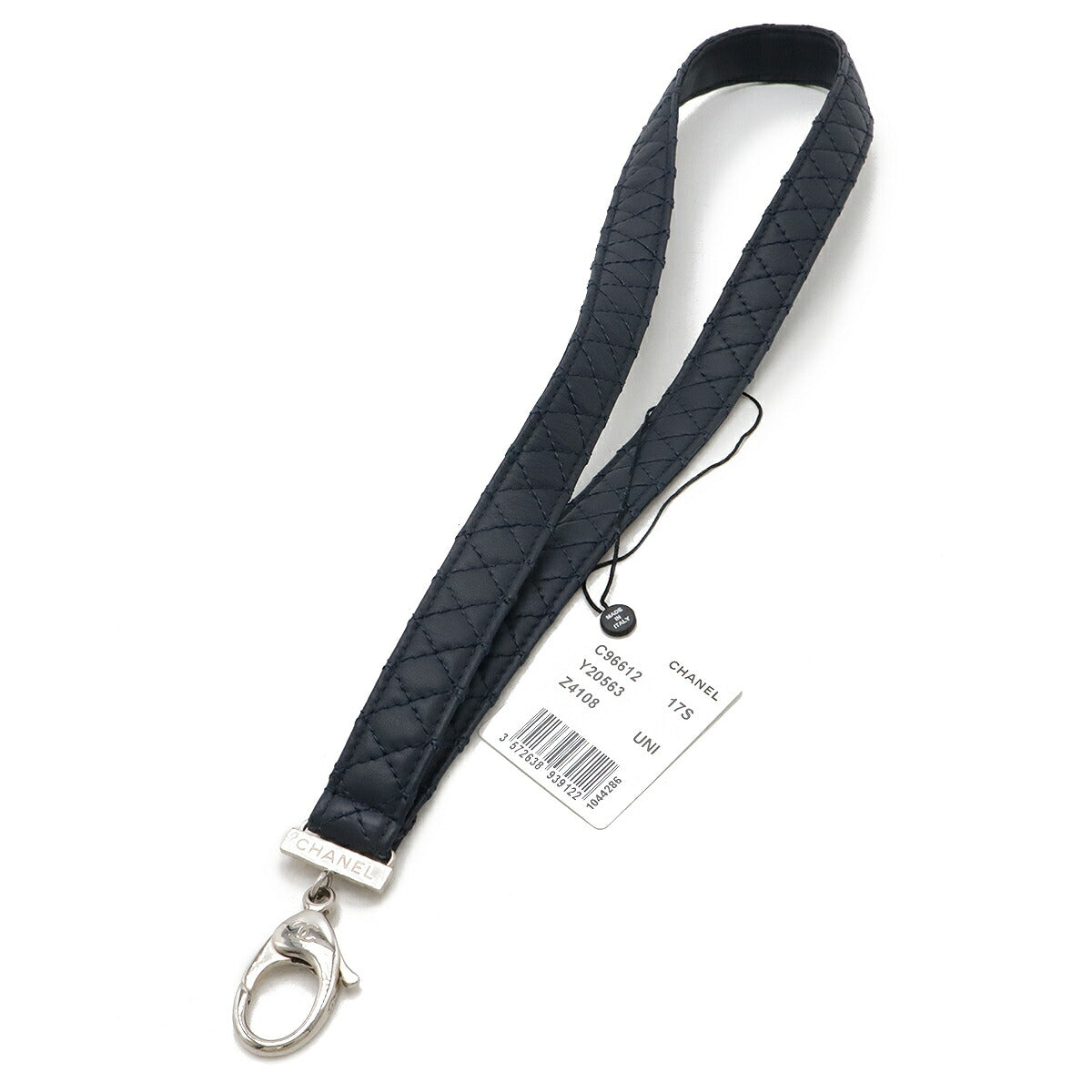 Chanel Leather Matelasse Neck Strap Holder