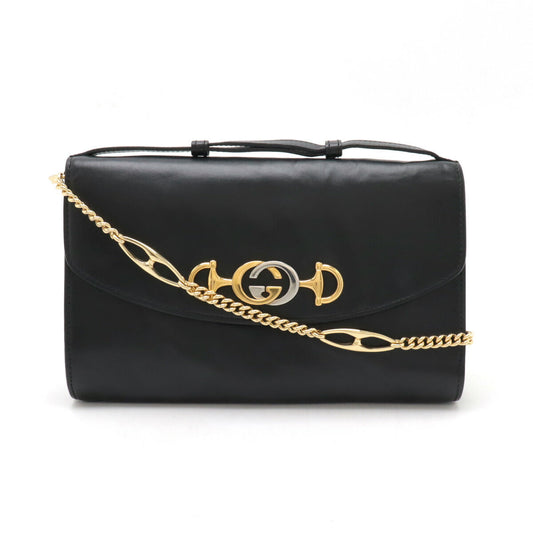 Gucci Leather Zumi 2way Shoulder Bag 572375