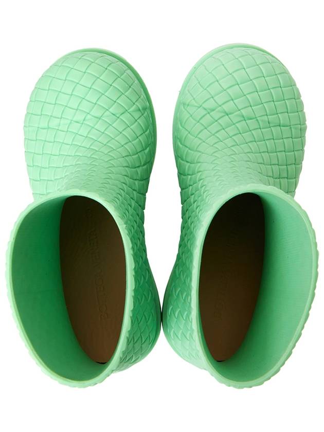 Bottega Veneta Fireman Rubber Rain Boots Green