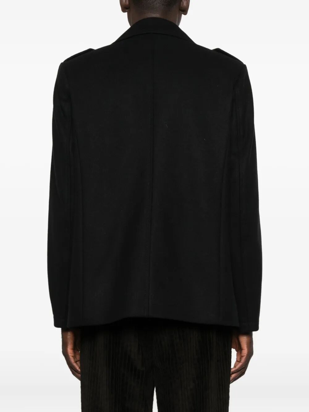 Dolce & Gabbana Men Double-Breasted Peacoat