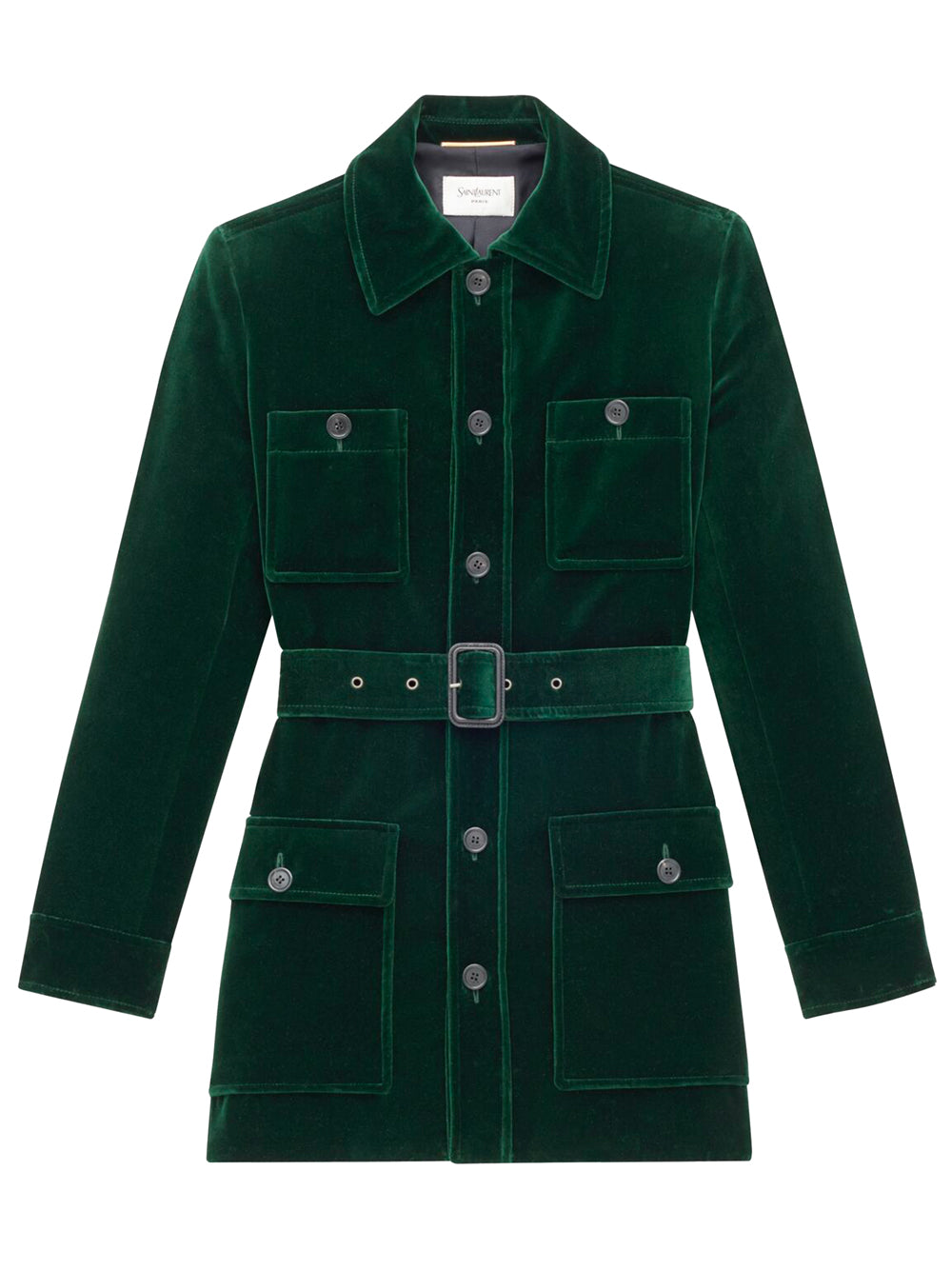 Saint Laurent Women Giacca Sahariana In Velluto