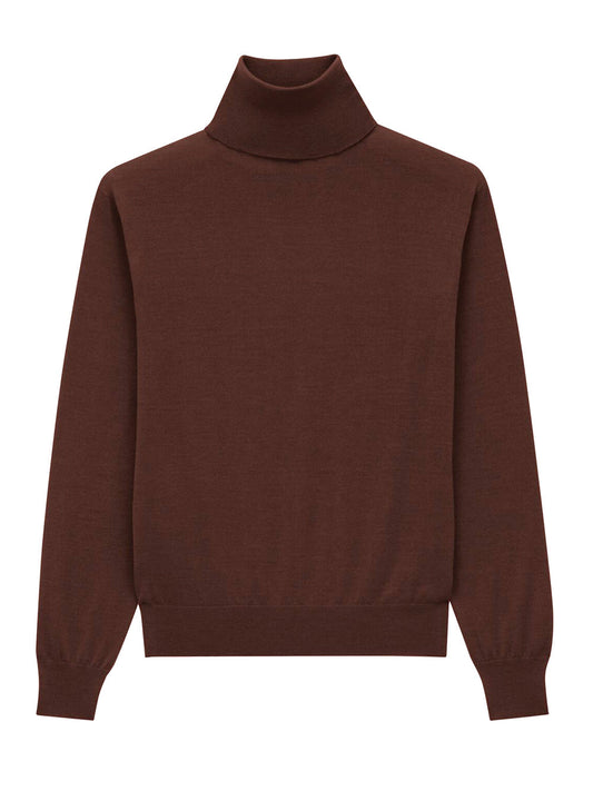 Saint Laurent Women Turtleneck Pullover In Cashmere, Wool And Silk