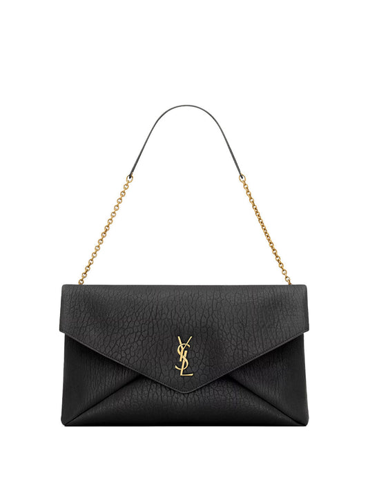 Saint Laurent Women Cassandre Xxl Envelope Pouch On Chain In Lambskin