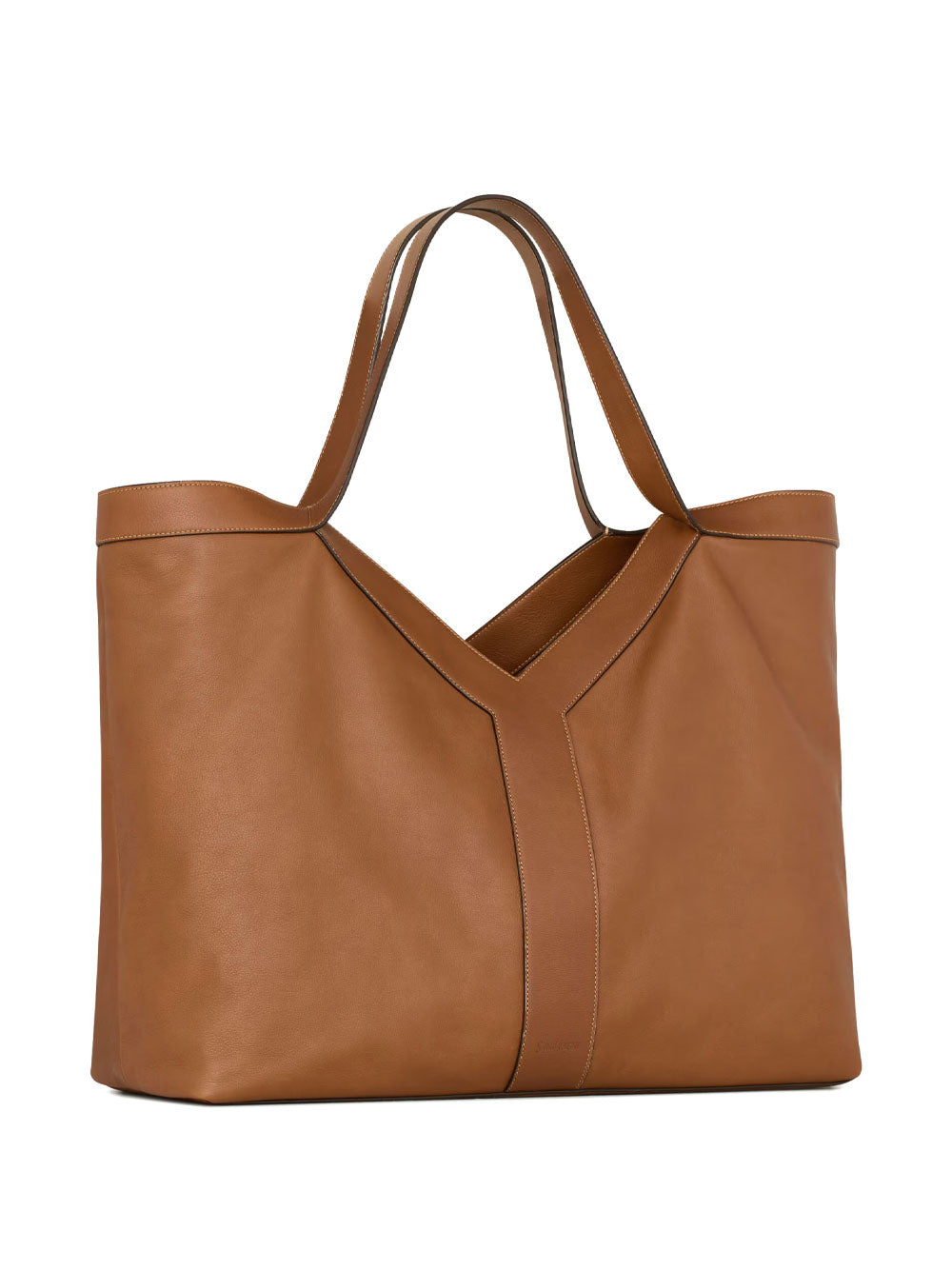 Saint Laurent Men Y Large Tote In Grained Leather