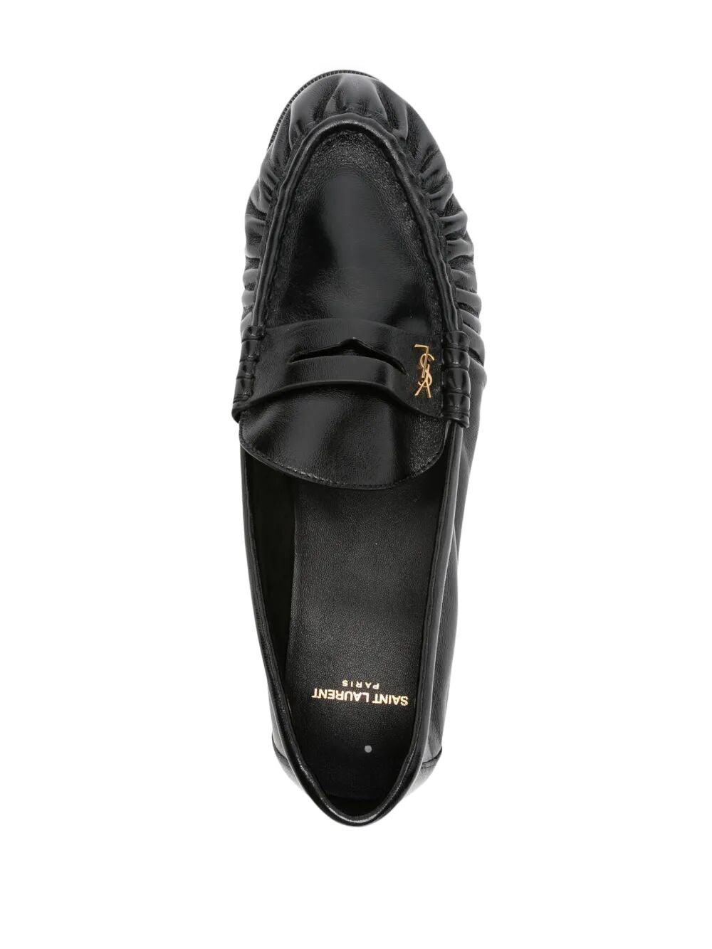 Saint Laurent Men Le Loafer Supple In Shiny Leather