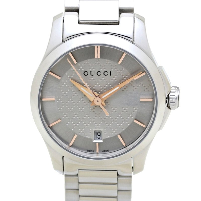 Gucci Stainless Steel Quartz G-Timeless Watch YA126523