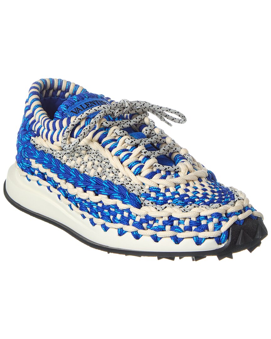 Valentino Rope Sneaker 41.5 Blue