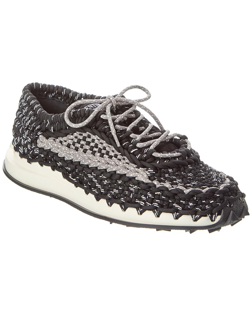Valentino Rope Sneaker Black