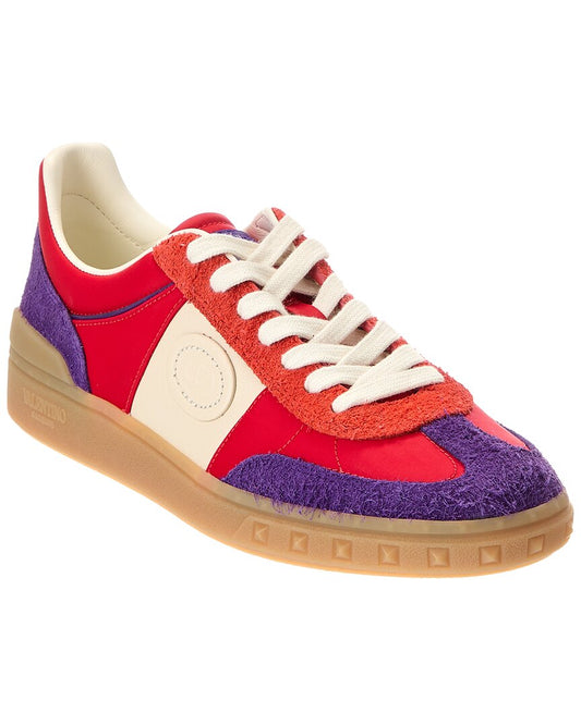 Valentino Upvillage Canvas & Leather Sneaker Red