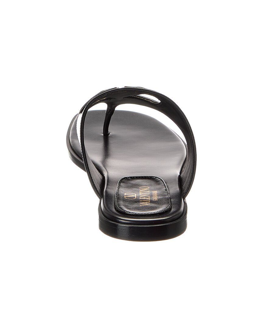 Valentino Vlogo Leather Sandal