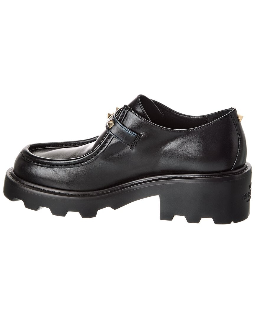 Valentino Rockstud Leather Loafer