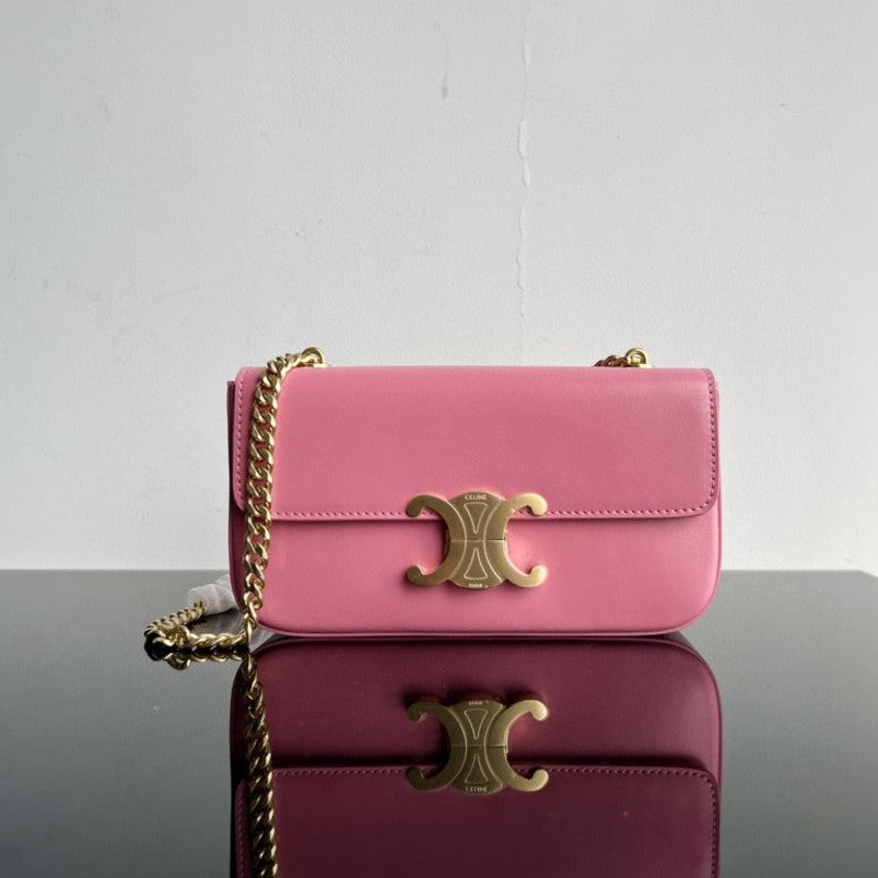 Celine CLASSIC TRIOMPHE 20 PINK CALFSKIN