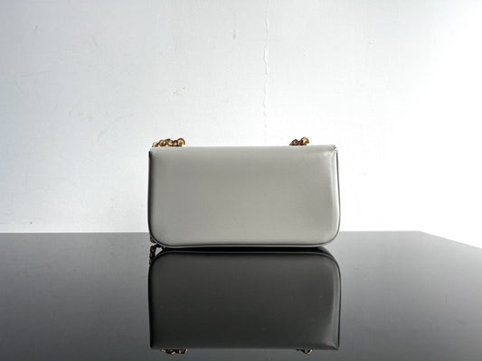 Celine CLASSIC TRIOMPHE 20 GREY CALFSKIN