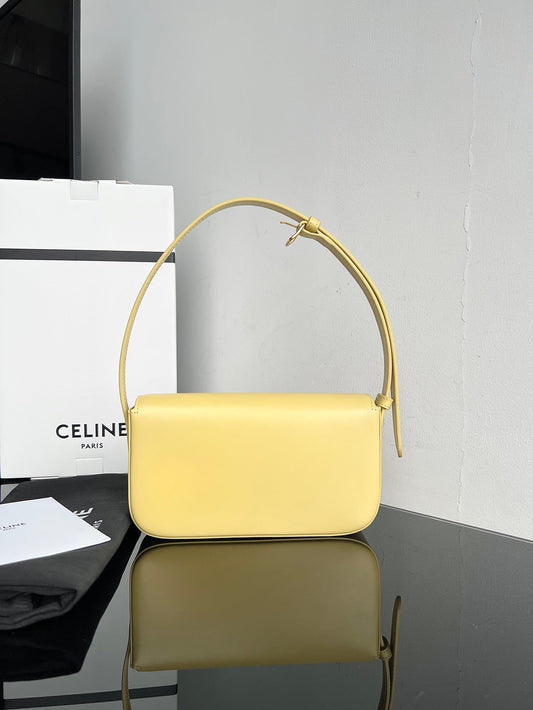 Celine CLASSIC TRIOMPHE 20 YELLOW CALFSKIN