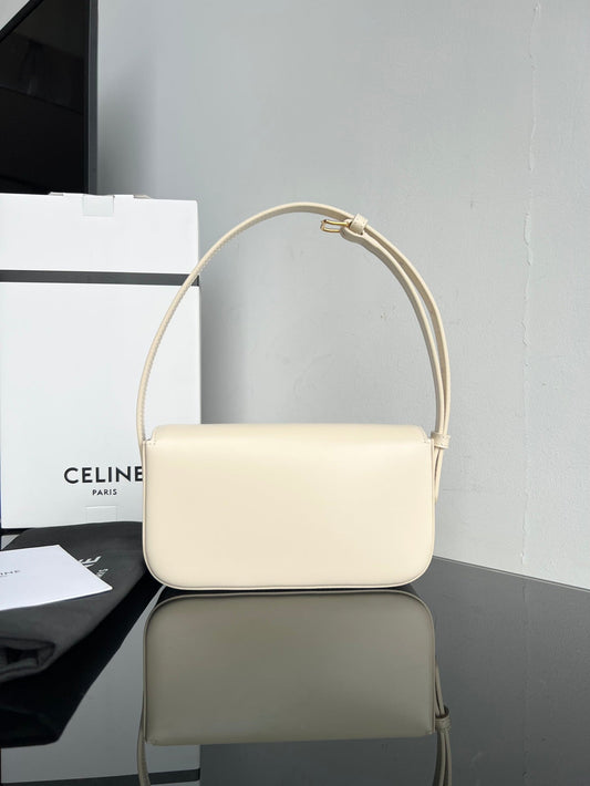 Celine CLASSIC TRIOMPHE 20 CREAM CALFSKIN GOLD HARDWARE