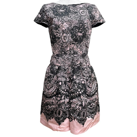 Prada Flower Lace Print Dress