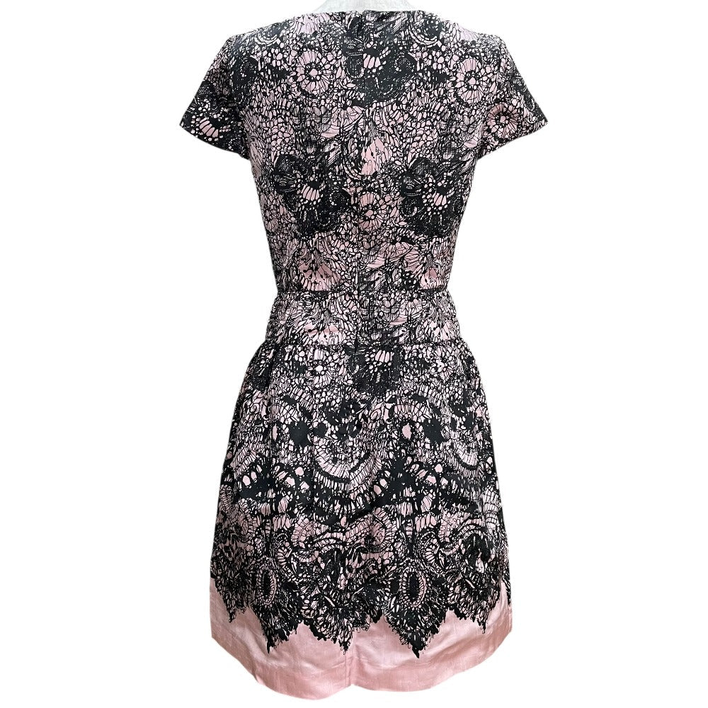 Prada Flower Lace Print Dress