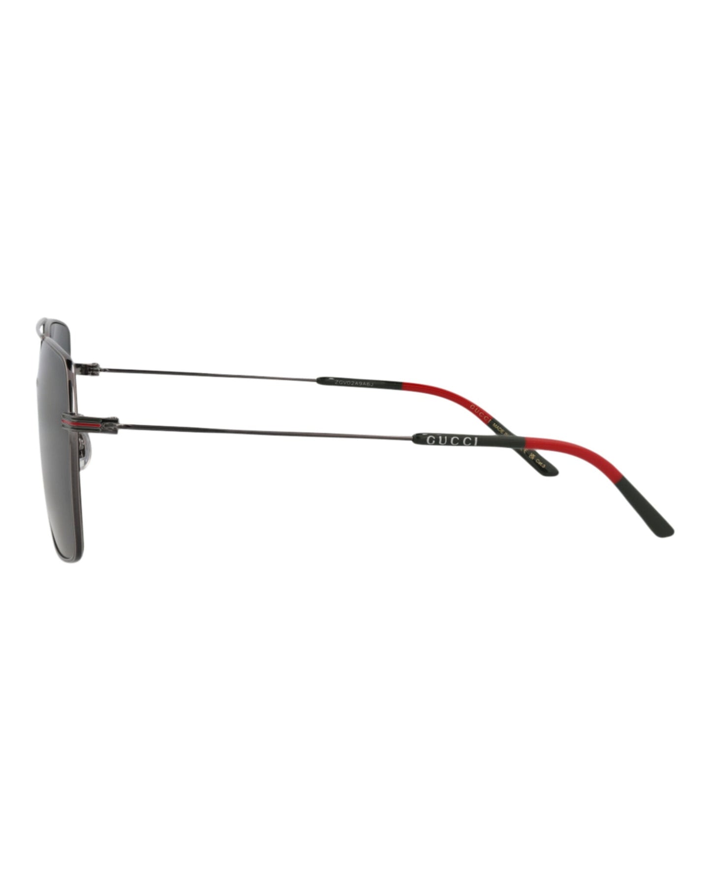 Aviator-Frame Metal Sunglasses