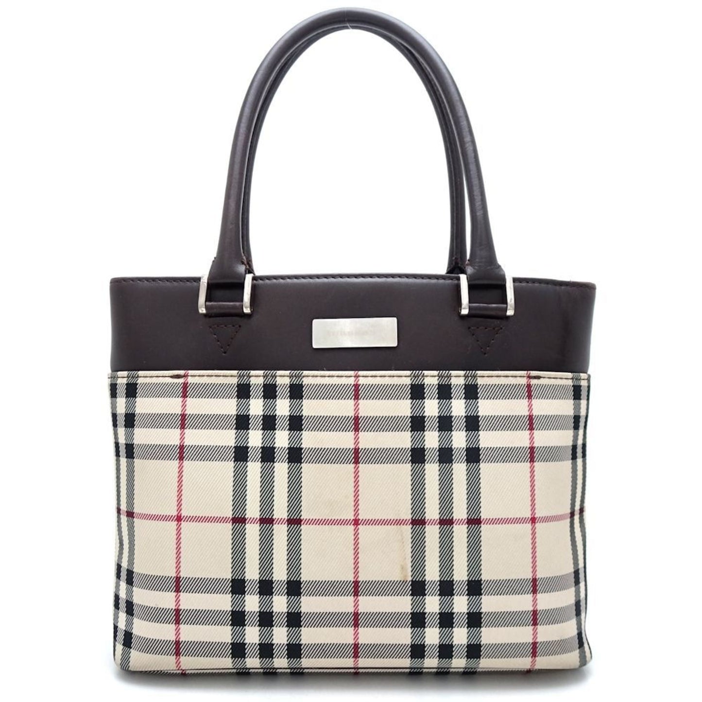 Burberry   Canvas Leather Handbag ()