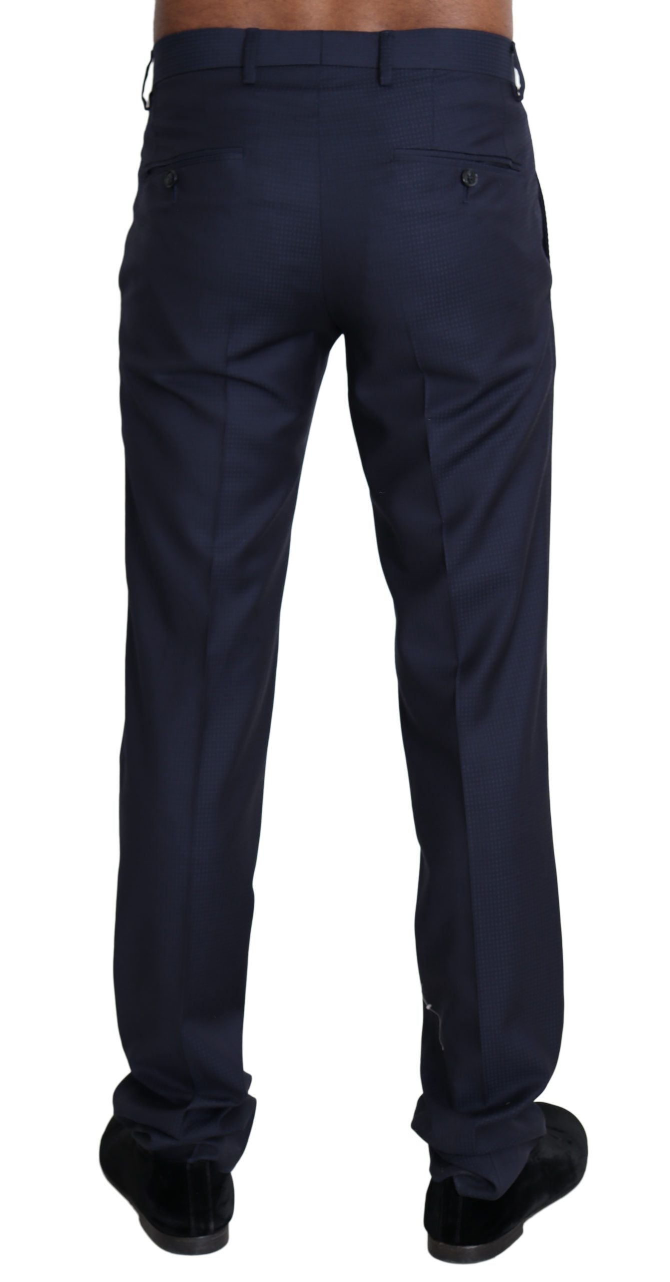 Dolce & Gabbana Navy Blue Dress Formal Men Trouser Men's Pants