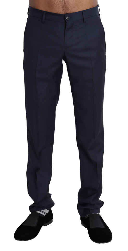 Dolce & Gabbana Navy Blue Dress Formal Men Trouser Men's Pants