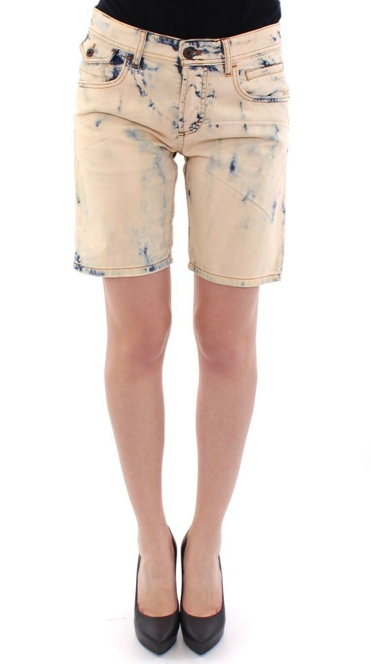 Dolce & Gabbana Blue Cotton Washed Jeans Shorts Women's Pants