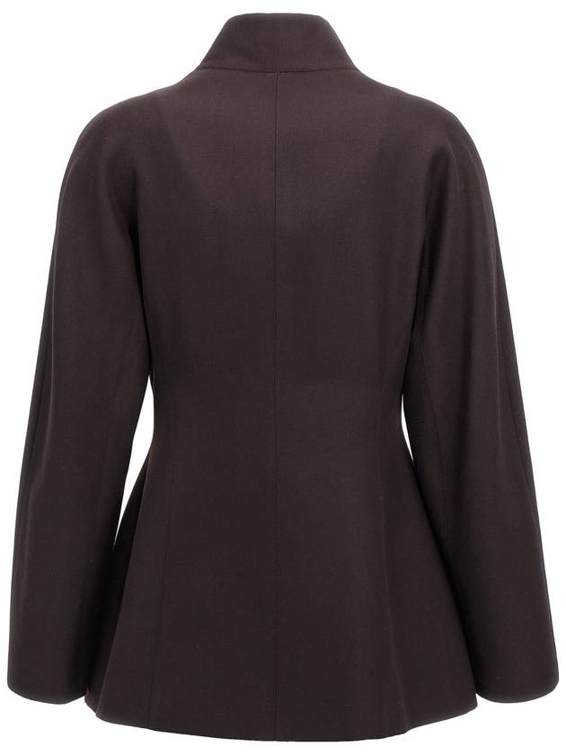 Fendi Wool Jacket Dark Purple