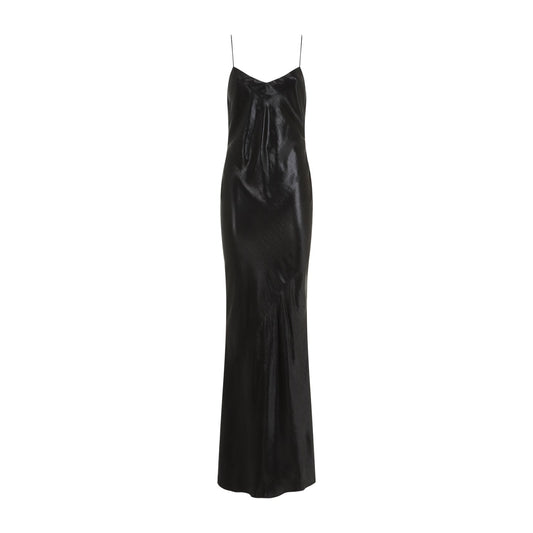 Saint Laurent Acetate Long Dress Women