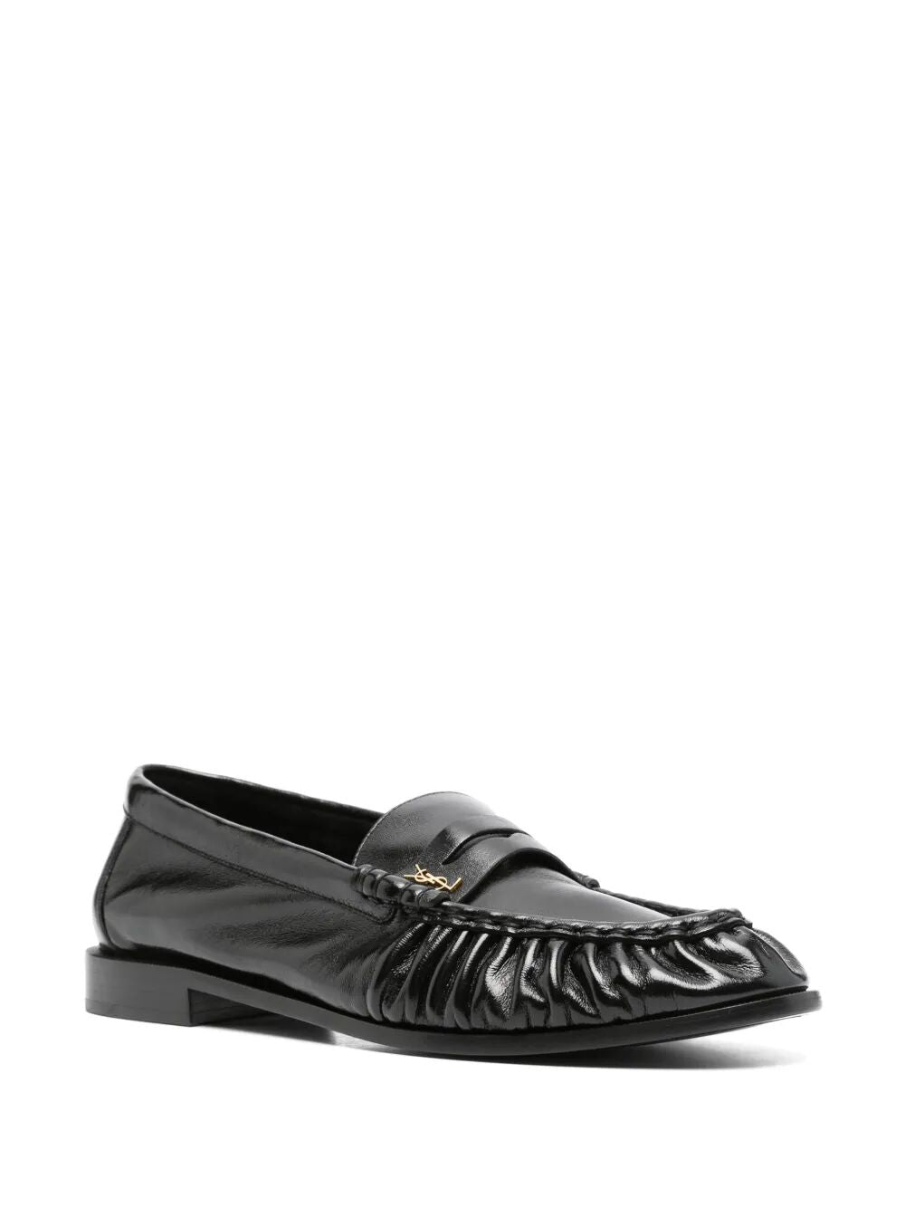Saint Laurent Men Le Loafer Supple In Shiny Leather