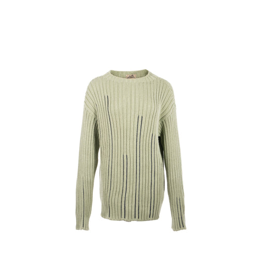 Hermes size S sweat shirt cotton green