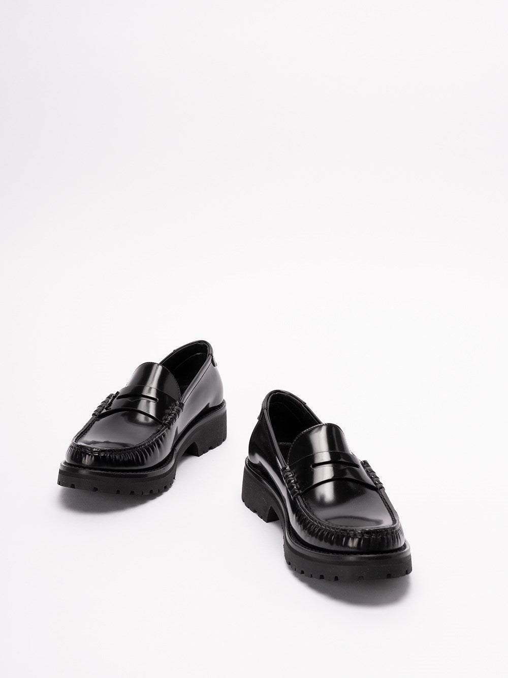 Saint Laurent Women `Le Loafer` Chunky Penny Slippers