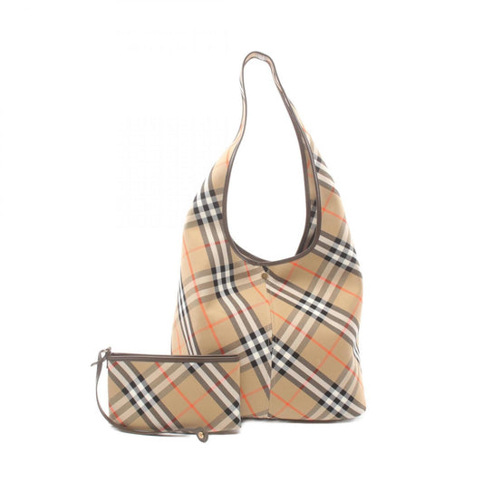 Burberry    Canvas Leather Pouch Shoulder Bag ()