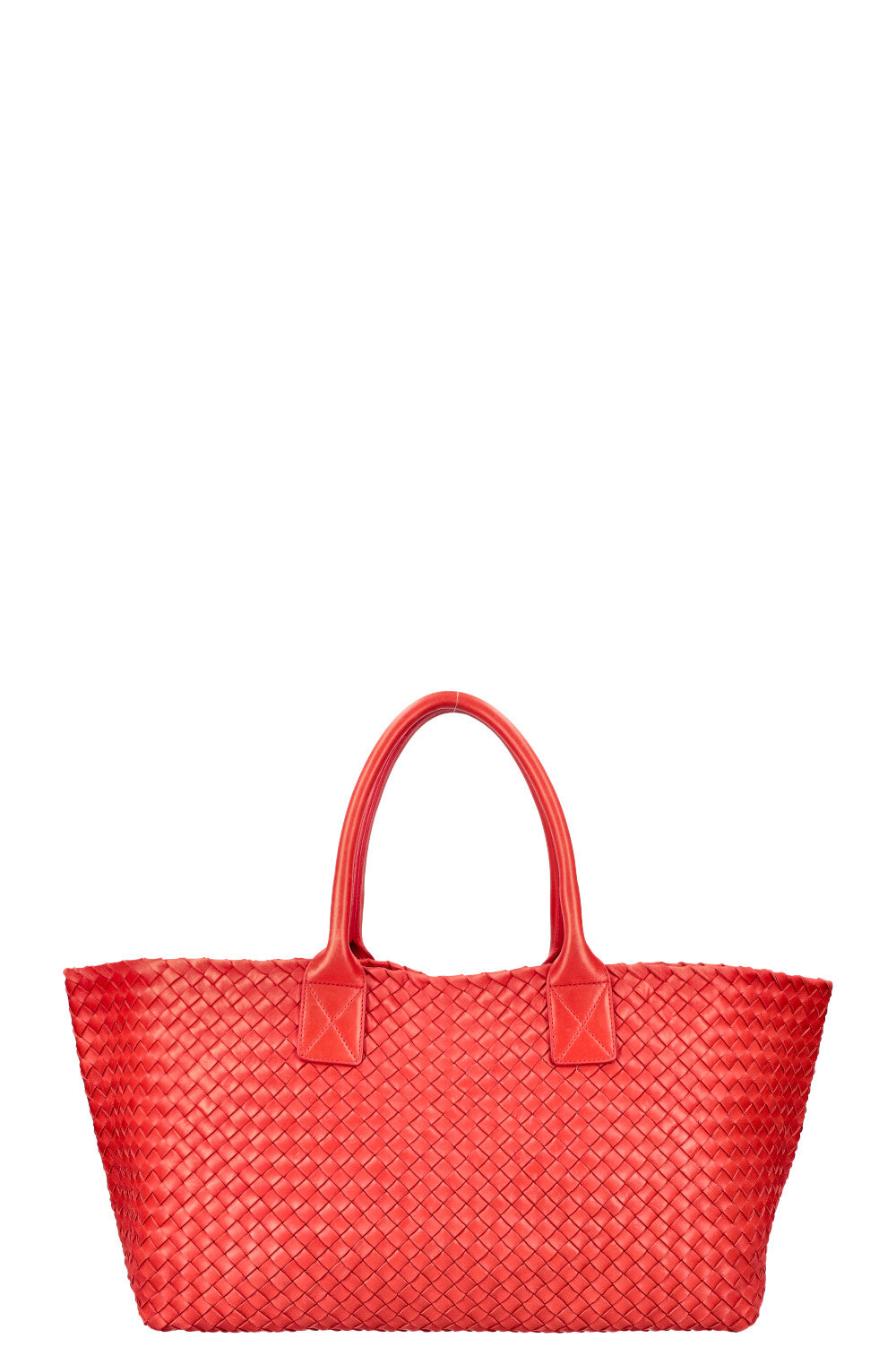 BOTTEGA VENETA Medium Cabat Tote Intrecciato Red