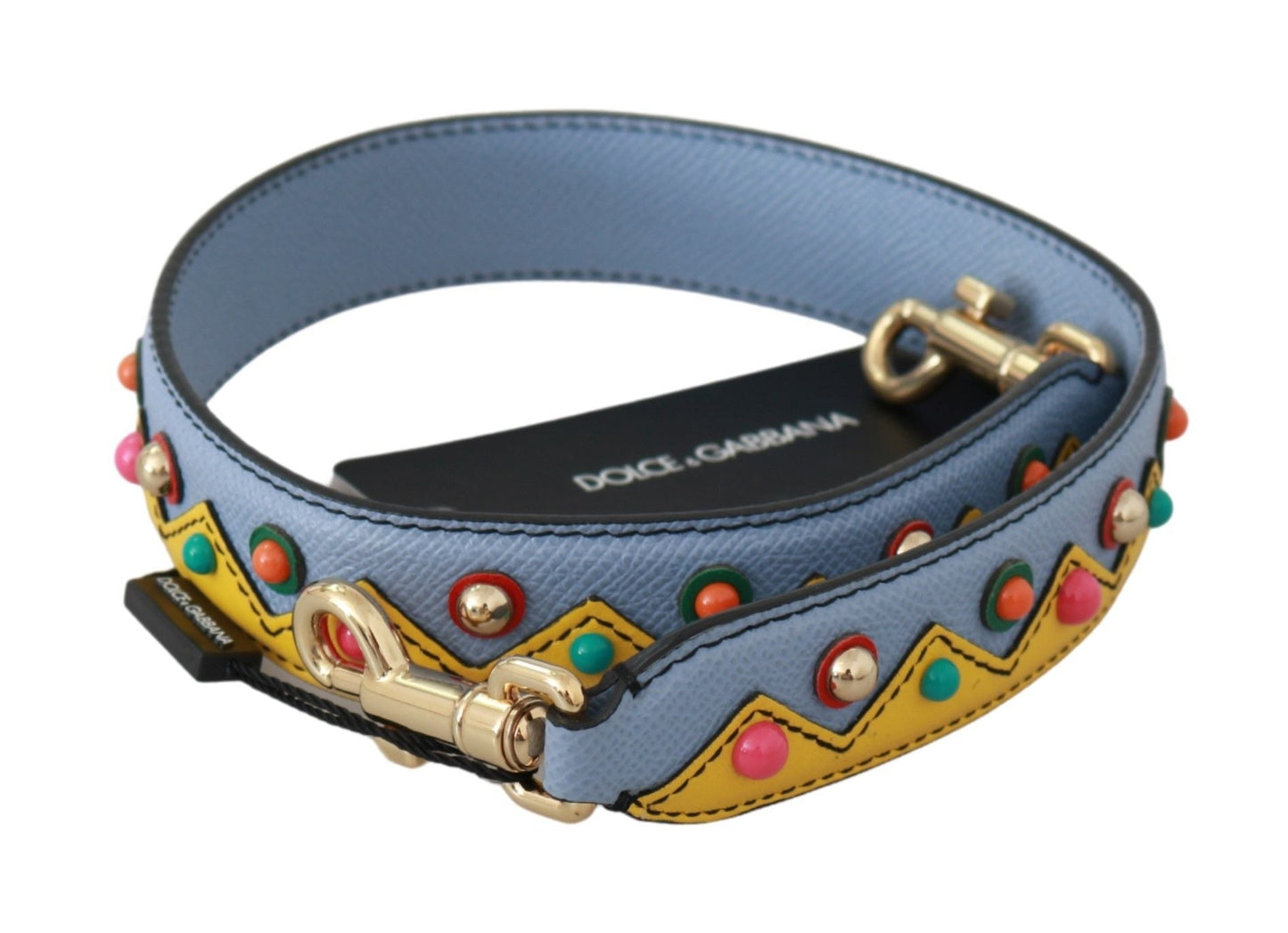 Dolce & Gabbana Blue Handbag Accessory Shoulder Strap Women's Leather