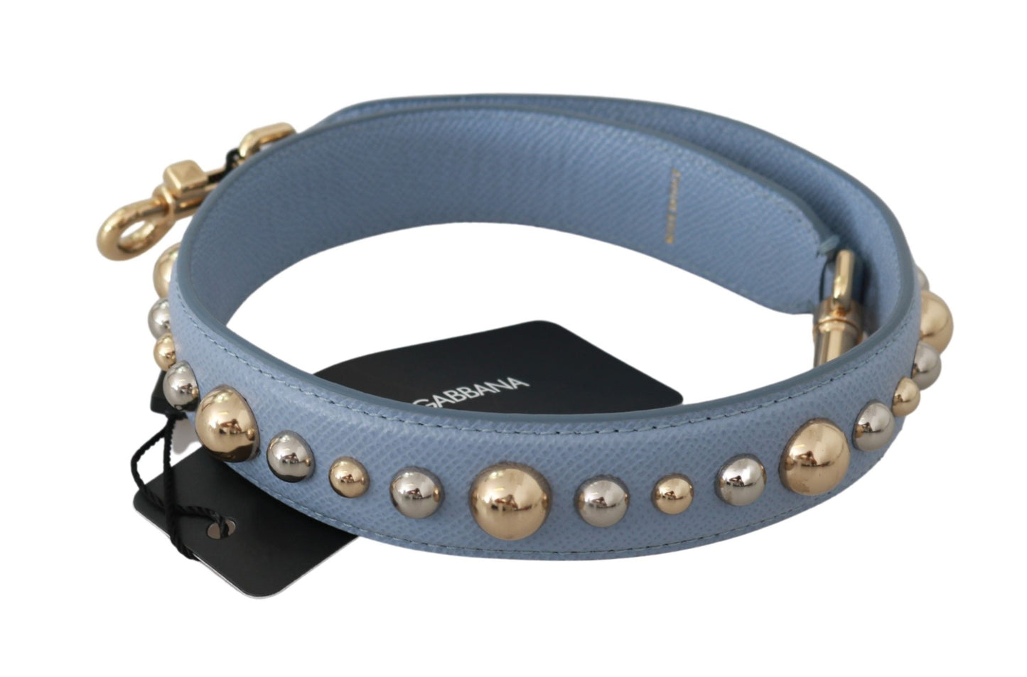 Dolce & Gabbana Blue Leather Handbag Accessory Shoulder Women's Strap