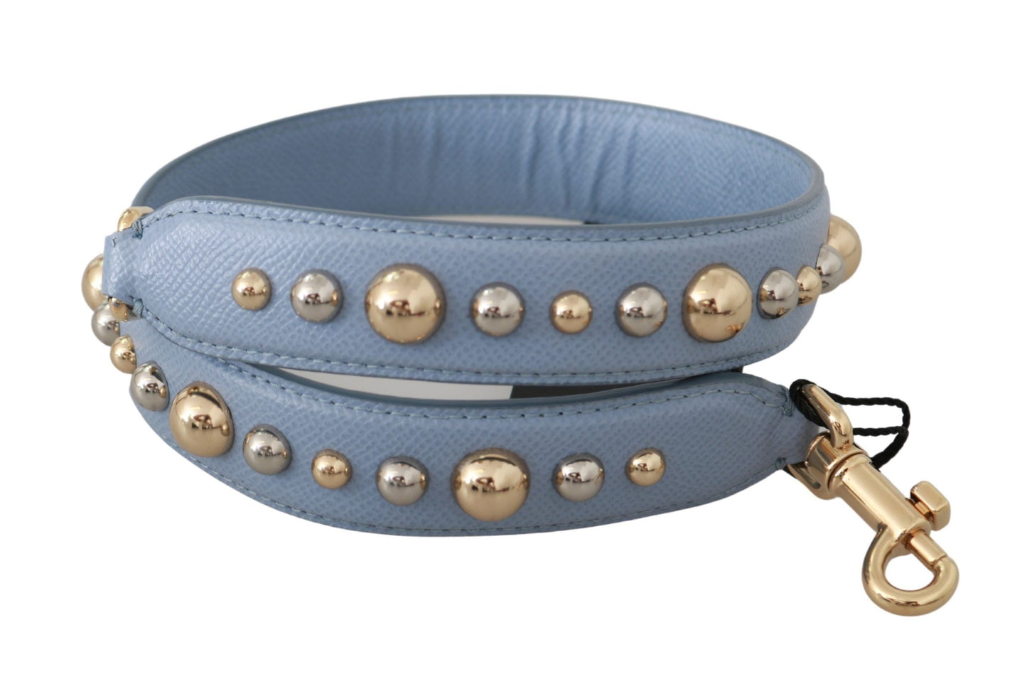 Dolce & Gabbana Blue Leather Handbag Accessory Shoulder Women's Strap