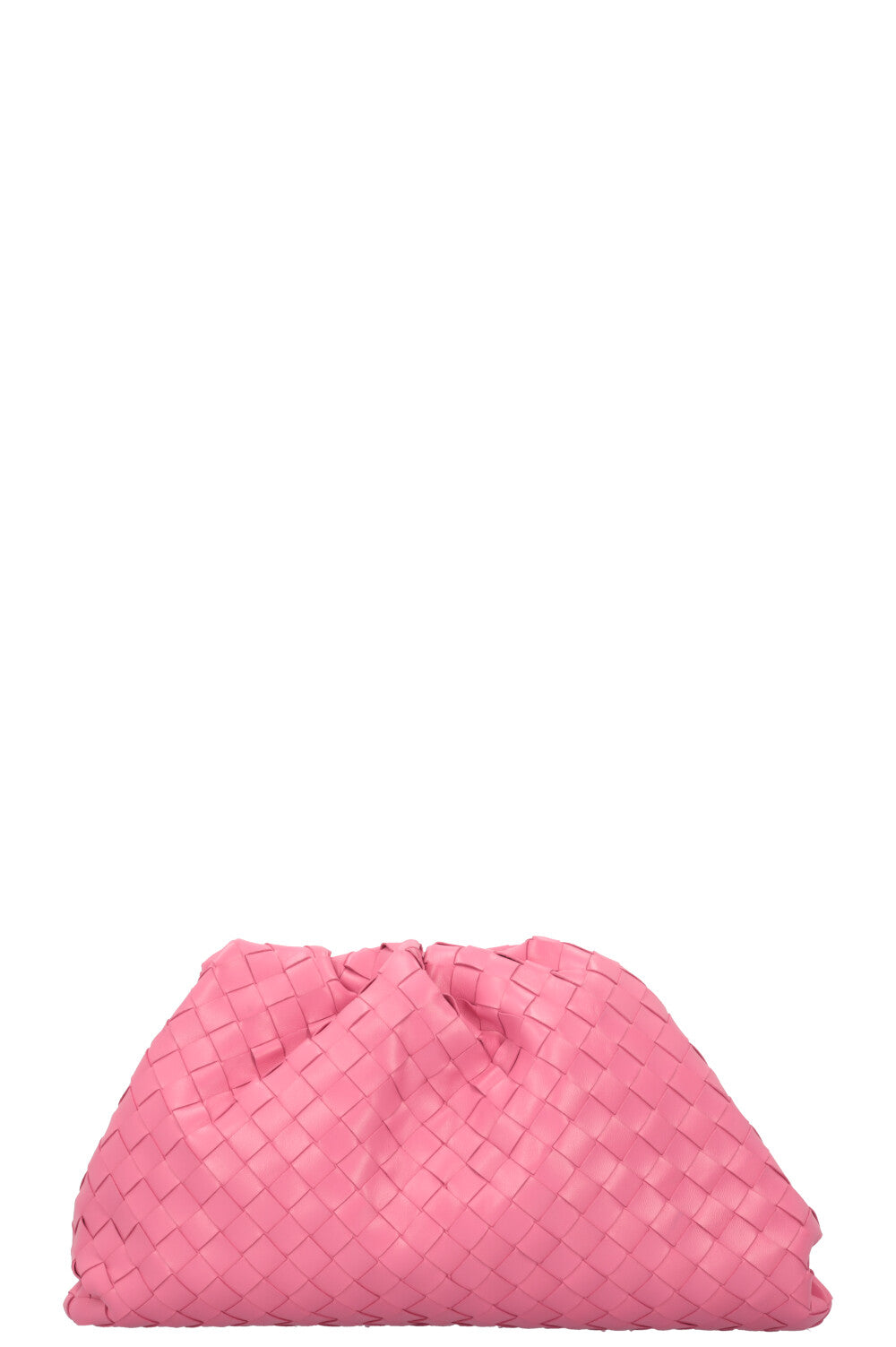 BOTTEGA VENETA The Pouch Intrecciato Pink