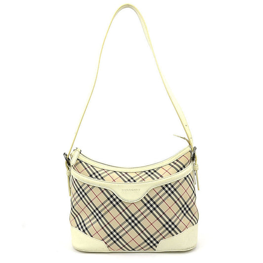 Burberry  Off- Canvas Leather Shoulder Bag ()