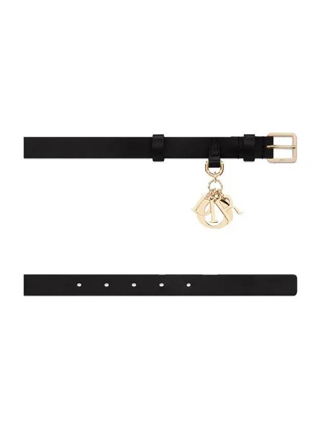 20MM Smooth Calfskin Belt Black Dior