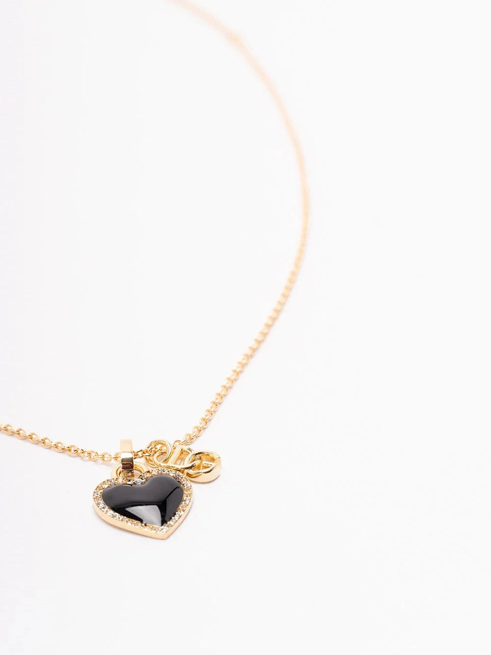 Dolce & Gabbana Women Heart And Logo Necklace