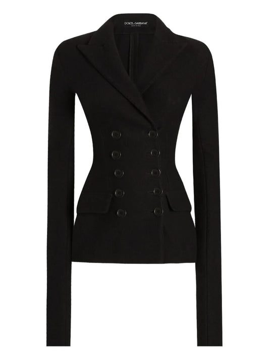 Dolce & Gabbana Women Double-Breasted Jacket In Wool Cloth