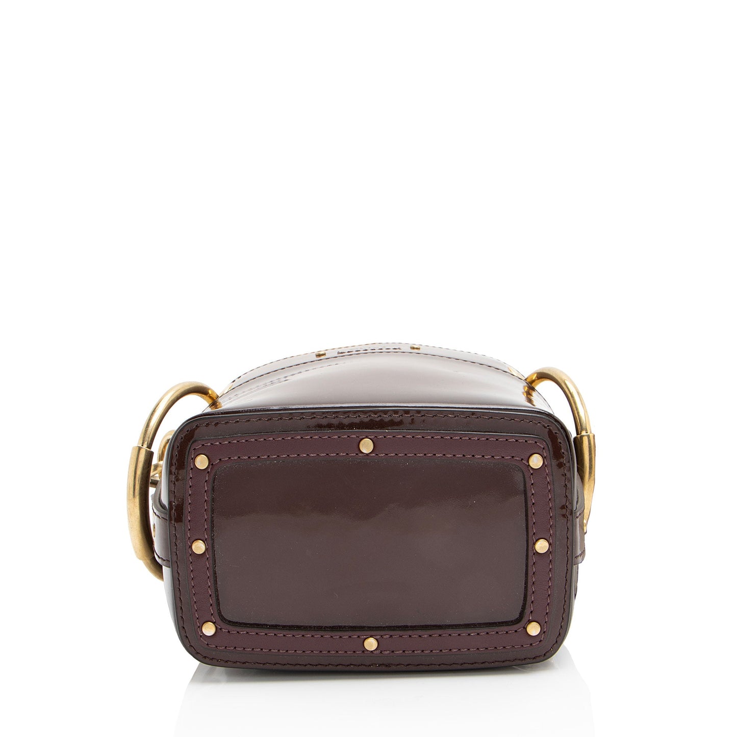 Chloe Patent Leather Roy Mini Bucket Bag