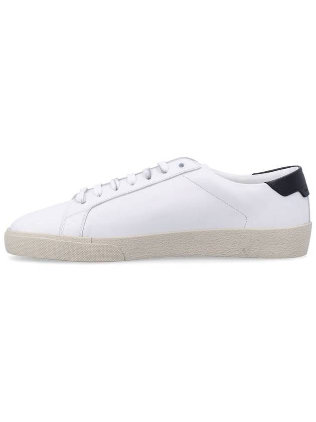 Saint Laurent Court Classic SL 06 Leather Low Top Sneakers White