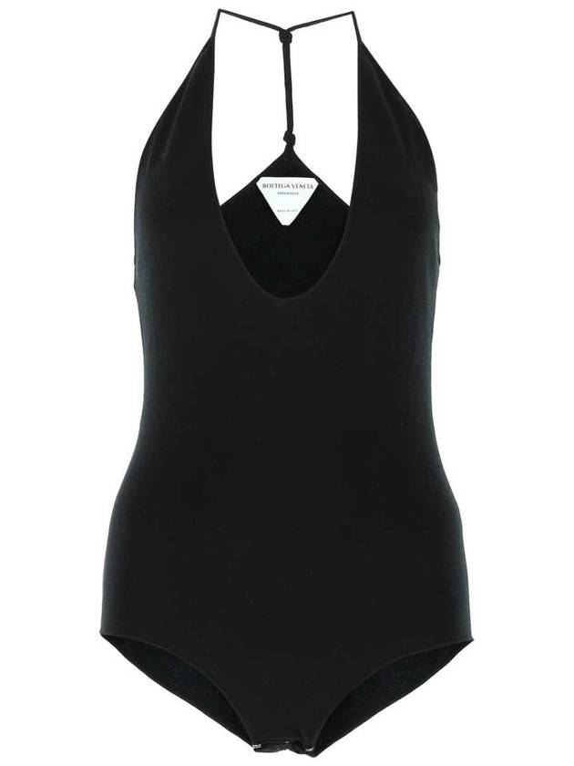 Bottega Veneta Bodysuit T-Shirt 616943VKSE0 1000 Black